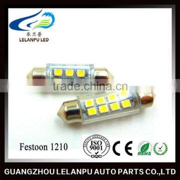 waterproof auto led light Festoon 1210 6SMD 8SMD car led Interior lamp bulbs