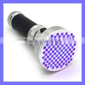 Custom Super 100 LED UV Light 395-400NM Black Flashlight UV Leak Detector