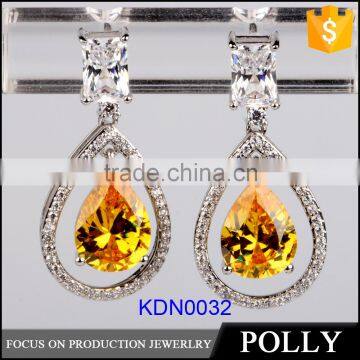 2016 High Class Fashion Lady Jewelry Latest Design Diamond Earring photo-2
