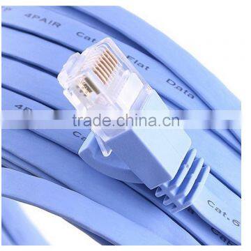 Flat UTP Cat6A patch cord ethernet cable