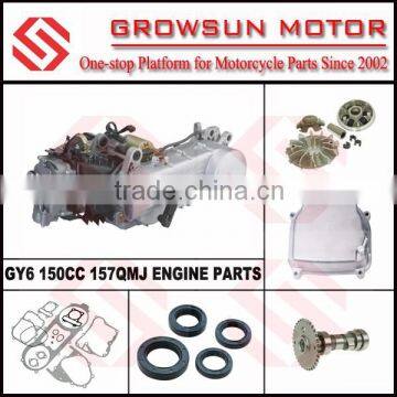 GY6 150CC 157QMJ ENGINE PARTS, VARIATOR KIT, CYLINDER HEAD COVER, CAMSHAFT