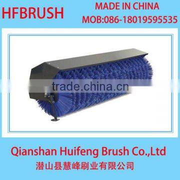 Blue color road sweeping brush