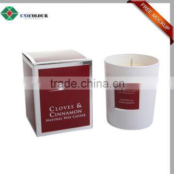 Custom candle packaging supplies with free samples