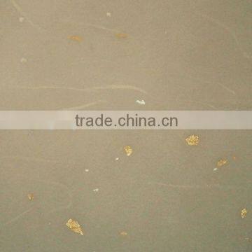 Natural Fibre Paper With Gold/silverleaf for Wrapping
