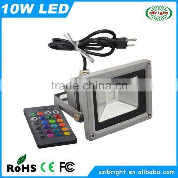 10w led rgb flood light outdoor 16 color changing flashing lighting