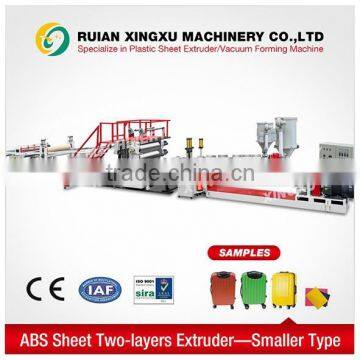 Hot selling trolley luggage making machine ABS two layers