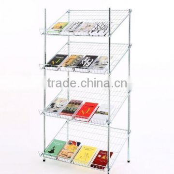 Zinc plated Wire newspaper rack