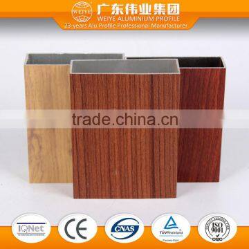 Wood grain aluminium profile for closet door