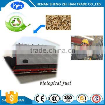 Horizontal Biological Fuel Boiler Hot Water