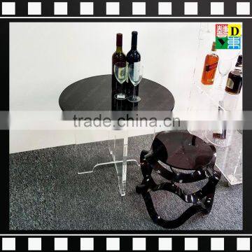 2016 Clear Acrylic Living Room Folding Coffee Table With Glass or Stone Top For Home and Hotel and Restaurant photo-3