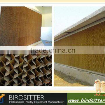 evaporative cooling pad for poultry farm