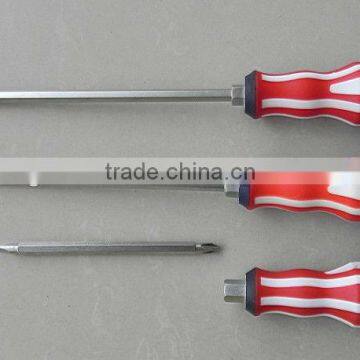 good quality red white handle 2-in-1 changeable screwdriver