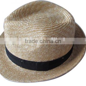 0.6cm natural straw dying color ladies sun hat