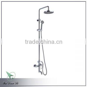 Round overhead shower chrome plating surface treatment single lever bath mixer hand shower -FL210