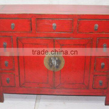 Chinese antique furniture--white cabinet