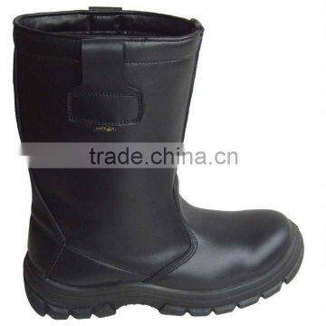 leather pu sole safety shoes 9718