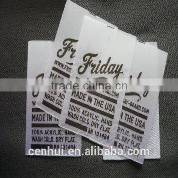 New Custom Design High Quality Clothes Heat Transfer Label
