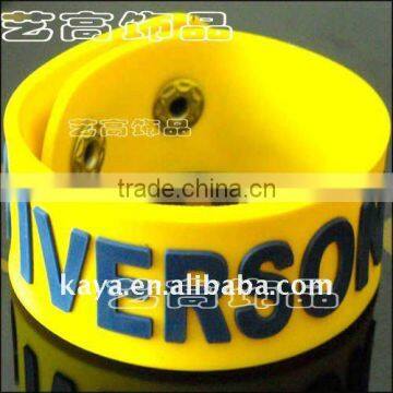 Silicone Bracelet With Letters