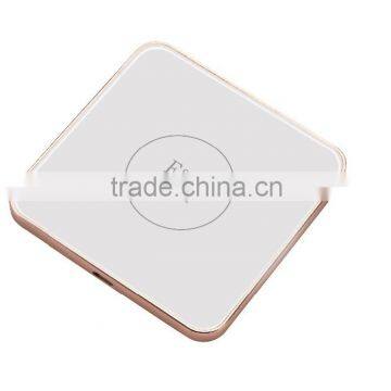 Square shape universal wireless mobile charger,wireless power bank charger, ultra thin