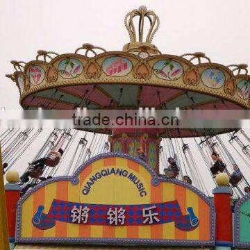 Luxury Amusement Park Games Rides Shaking Head hanging flying chair