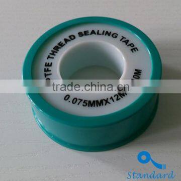 High Quality 100% 1/2'*0.075m*10m Ptfe Thread Seal Tape teflon tape manufacturer in China