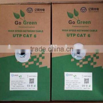 CE Eco-Friendly LAN Cable CAT6 UTP LAN Cable Go Green CCA CCS Solid Type photo-5