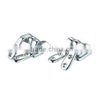 Toilet Seat Zinc Hinge, With Screw Fitting Parts, Chrome Finish, X29004