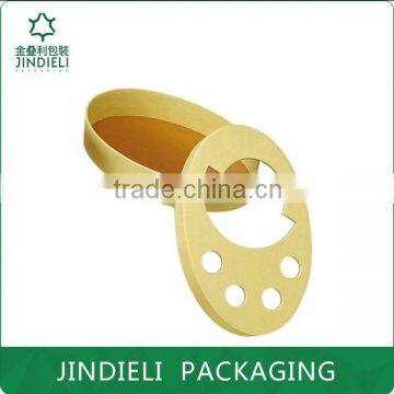 oval shape food packaging candy gift box