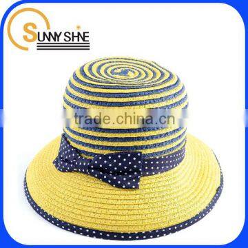 Sunny Shine promotional straw boater hat decoration