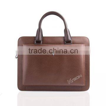 American brand custom genuine leather handbag for men