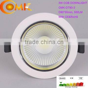 SASO White Round 18W COB LED Ceiling Down Light SAUDI ARAB Project Down Light photo-3