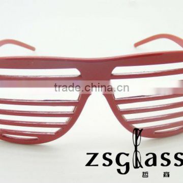 Factory custom gift sunglasses funny crazy rock party shutter shades sun glasses/eyewear/frame printing logo OEM