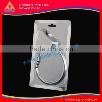 OEM headphone headset clear PVC package box