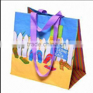 2014 New Product foldable shopping bag with pouch