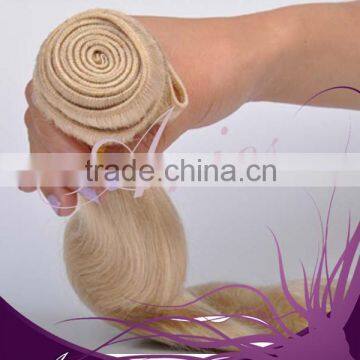 100g 613# Blonde Brazilian Human Hair Extensions Body Wave Hair Weft