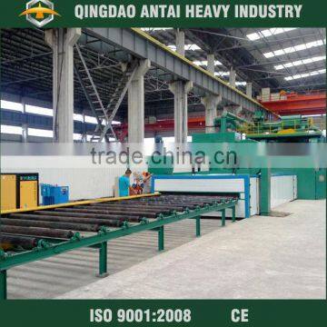 used steel h beam blasting equipment/steel plate handling equipment