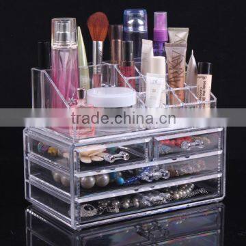 Full Function Acrylic Cosmetic Box/Organizer with departments