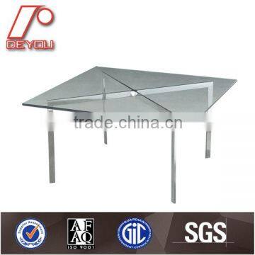 Square Glass Table, Glass Center Table, Sofa Center Table CT-03B