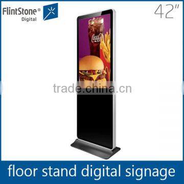 FlintStone 42 inch display kiosks for malls/barber shop display kiosk/restaurant kiosk