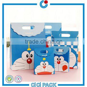 Custom Cosmetic Commercial Christmas Gift Paper Bag