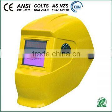 WH0114 EN379 Welding Hood with Yellow Painting