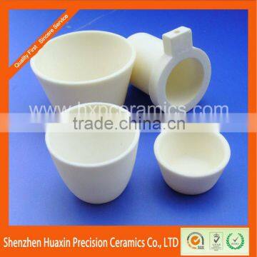 99 al2o3 Alumina Industrial Ceramic Crucible For Melting Iridium