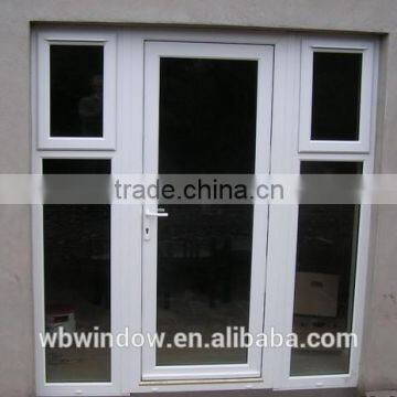 Hot Sale the Most Popular Aluminum Casement Profile Glass Double Entry Door photo-2