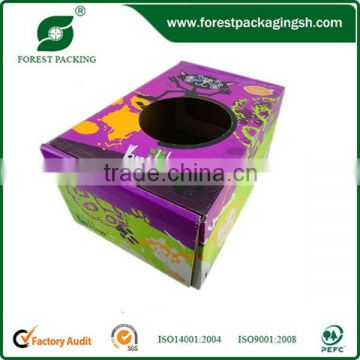 CUSTOMIZED CORRUGATED BOX WITH WINDOW