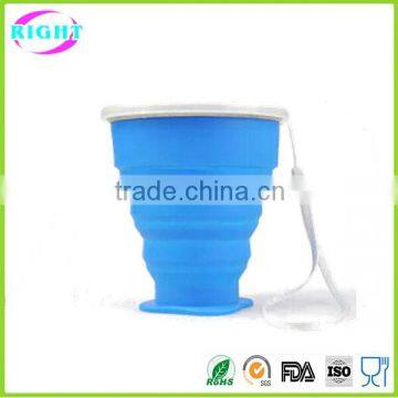 Food Grade Foldable Drinkware Collapsible Silicon Cup photo-3