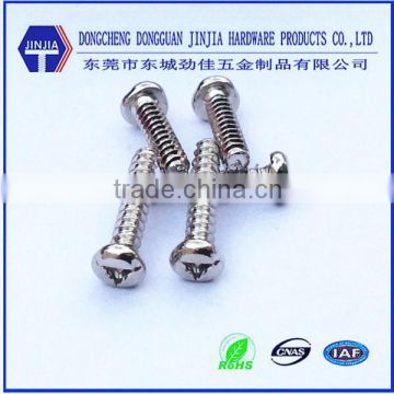 m 3*14 self tapping pan head triangle security screws with thread cutting