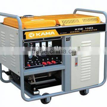 KAMA 10kva DC output three phase diesel generator for sale