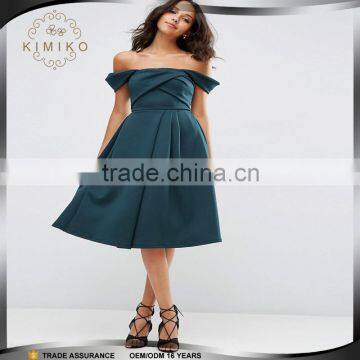 OEM High Quality Woman Strapless Dresses With Casual Dress