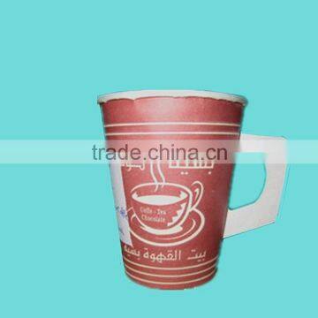 unique design customized paper cup with handle