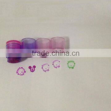 Manufacturer Funny Design Rubber Stamps For Kids/Christmas Cartoon Plastic Toy Stamp photo-3